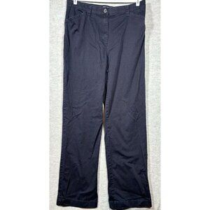 LL Bean Women’s Pants Navy Blue Sz 18 Tall Classic Fit Casual